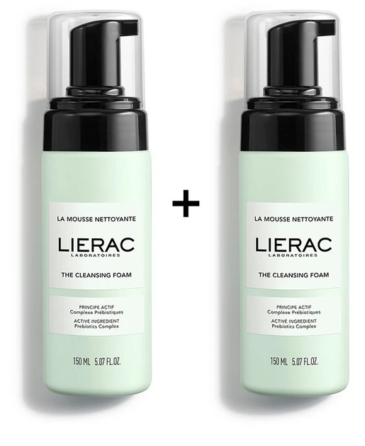 LIERAC DUO MOUSSE STRUCCANTE 150 ML 2 CONFEZIONI - latuafarmacia.org