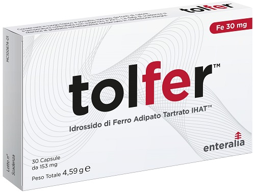 TOLFER IHAT IDROSSIDO FERRO ADIPATO TARTRATO NANO 30 CAPSULE - latuafarmacia.org
