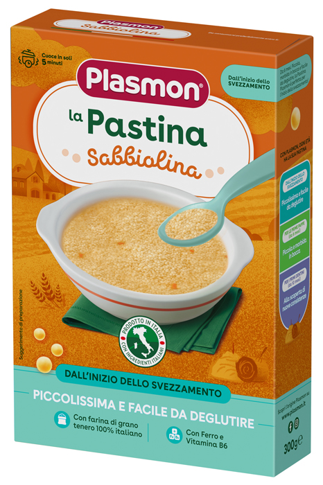 PLASMON PASTA SABBIOLINA 300 G - latuafarmacia.org