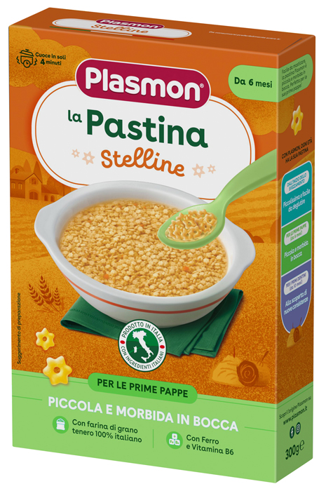 PLASMON PASTA STELLINE 300 G - latuafarmacia.org
