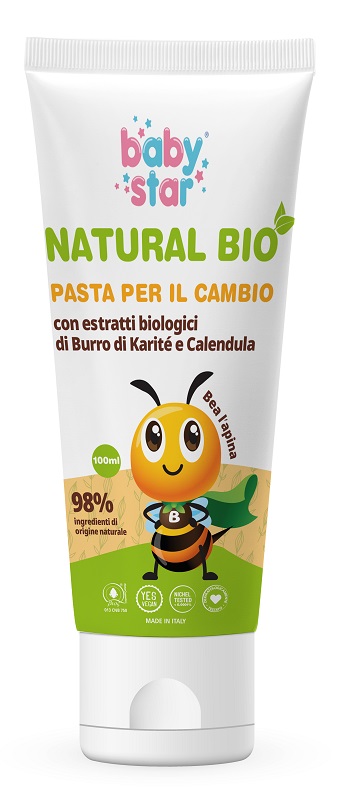 BABYSTAR PASTA CAMBIO PROTETTIVA NATURAL BIO 100 ML - latuafarmacia.org