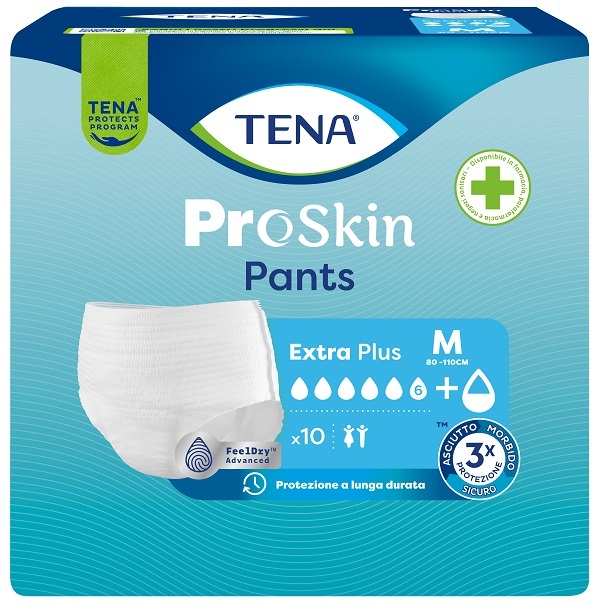 TENA PANTS EXTRA PLUS M 10 PEZZI - latuafarmacia.org