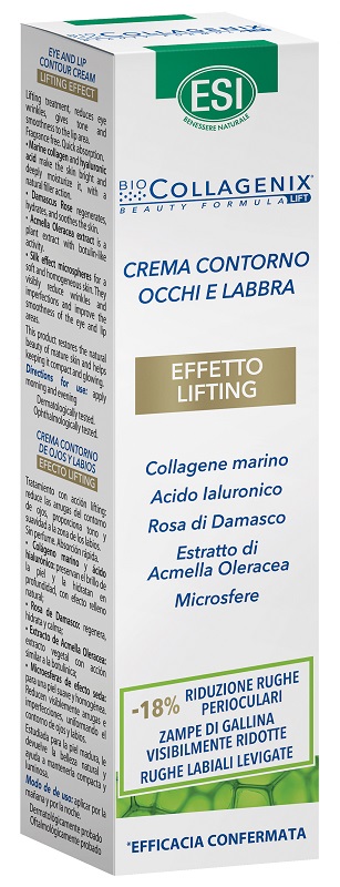 ESI BIOCOLLAGENIX CREMA CONTORNO OCCHI LABBRA EFFETTO LIFTING 15 ML - latuafarmacia.org