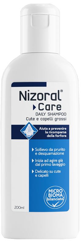 NIZORAL CARE DAILY SHAMPOO CUTE & CAPELLI GRASSI 200 ML - latuafarmacia.org