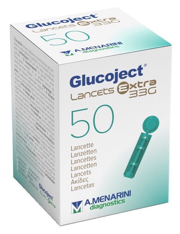 LANCETTA PUNGIDITO GLUCOJECT EXTRA GAUGE 33 50 PEZZI - latuafarmacia.org