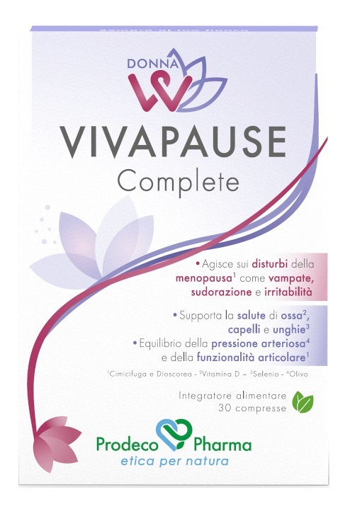 DONNAW VIVAPAUSE COMPLETE 30 COMPRESSE - latuafarmacia.org