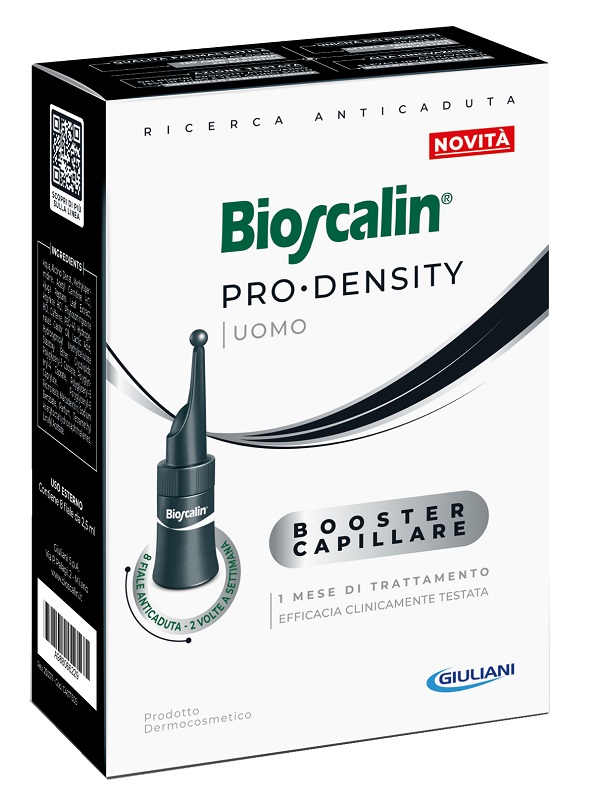 BIOSCALIN PRO DENSITY UOMO BOOSTER CAPILLARE 8 FIALE X 2,5ML - latuafarmacia.org