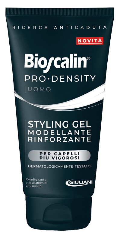 BIOSCALIN PRO DENSITY UOMO STYLING GEL MODELLANTE RINFORZANTE 150 ML - latuafarmacia.org