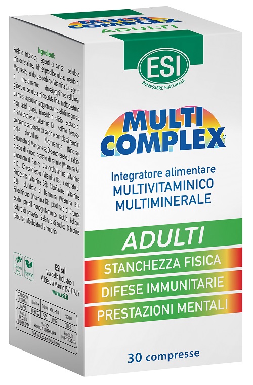 ESI MULTICOMPLEX ADULTI 30 COMPRESSE - latuafarmacia.org