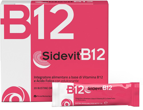 SIDEVIT B12 20 STICK - latuafarmacia.org