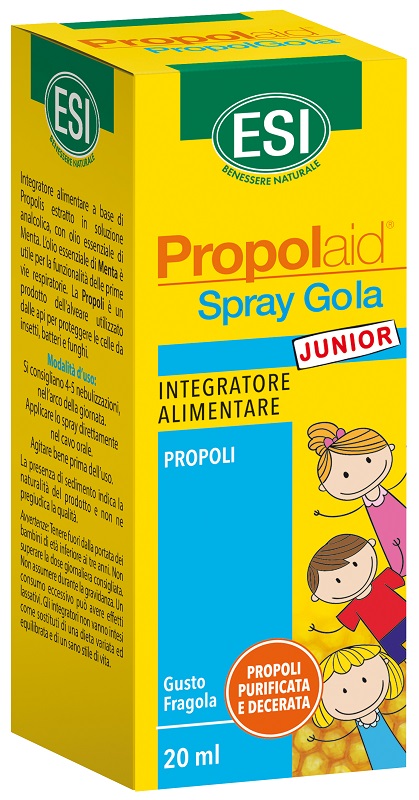 ESI PROPOLAID SPRAY GOLA JUNIOR 20 ML - latuafarmacia.org