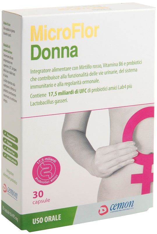 MICROFLOR DONNA 30 CAPSULE - latuafarmacia.org