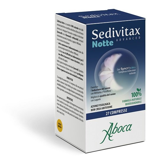 SEDIVITAX NOTTE ADVANCED 27 COMPRESSE - latuafarmacia.org