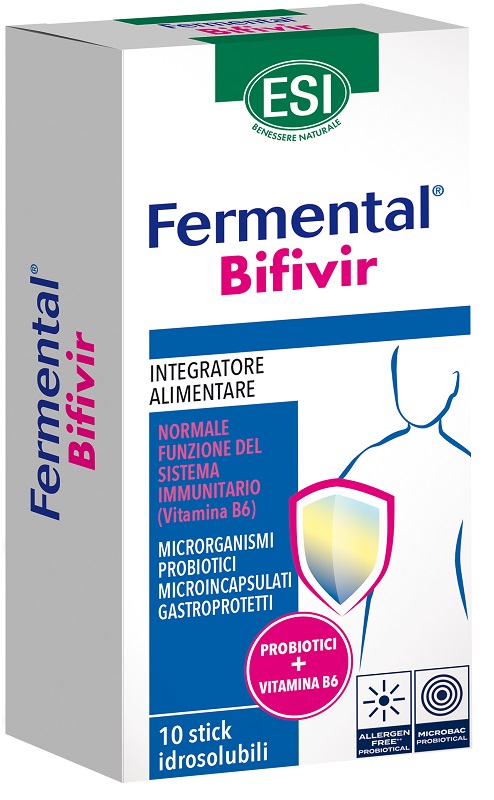 ESI FERMENTAL BIFIVIR 10 STICK IDROSOLUBILI - latuafarmacia.org