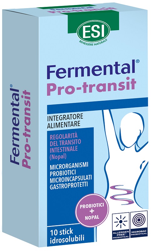 ESI FERMENTAL PRO TRANSIT 10 STICK IDROSOLUBILI - latuafarmacia.org