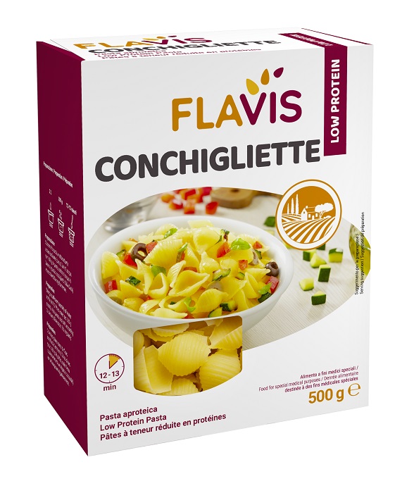 FLAVIS CONCHIGLIETTE APROTEICHE 500 G - latuafarmacia.org
