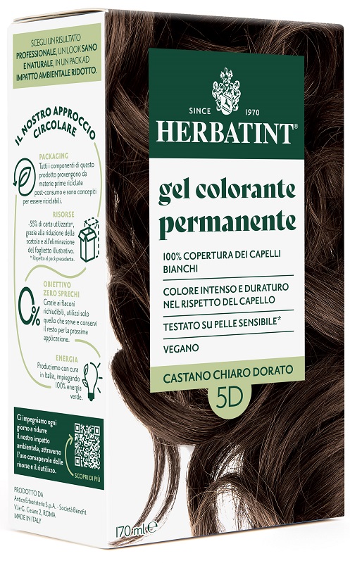 HERBATINT 5D CASTANO CHIARO DORATO 170 ML - latuafarmacia.org