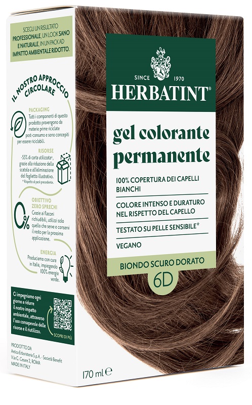 HERBATINT 6D BIONDO SCURO DORATO 170 ML - latuafarmacia.org