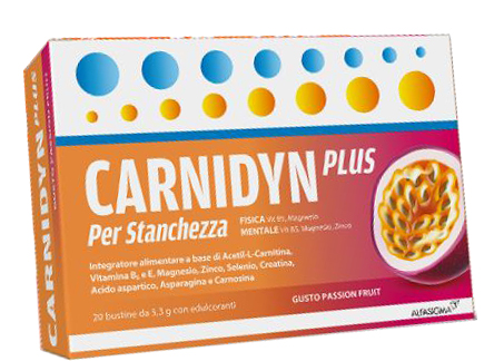 CARNIDYN PLUS 20 BUSTINE DA 5,3 G GUSTO PASSION FRUIT - latuafarmacia.org