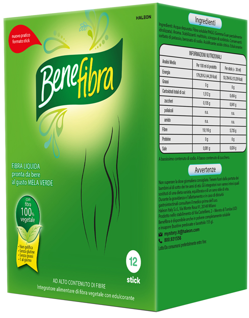 BENEFIBRA LIQUIDA 12 STICK DA 30 ML - latuafarmacia.org
