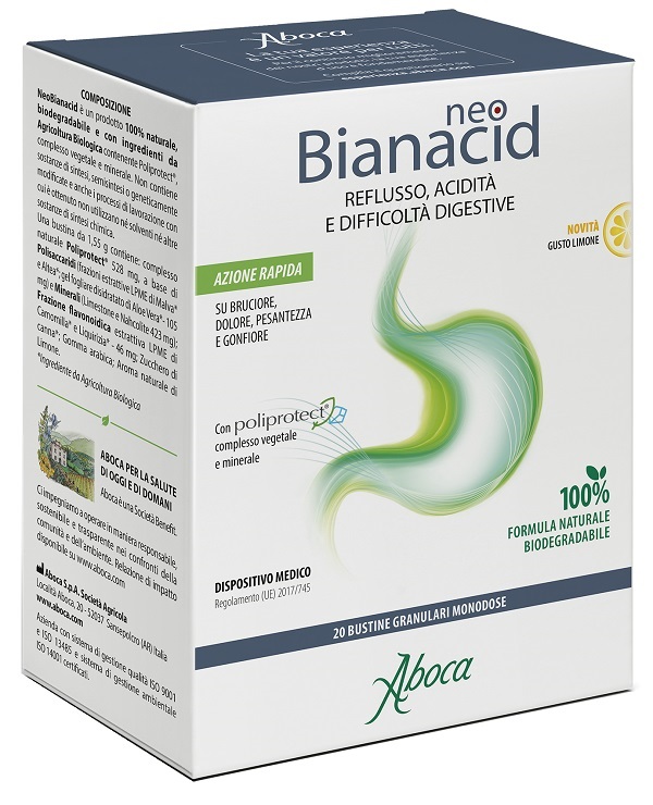 NEOBIANACID 20 BUSTINE LIMONE - latuafarmacia.org